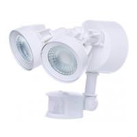 Nuvo Lighting 24 watt 120/277 volt 3000K Natural White White LED Security Light with Motion Sensor