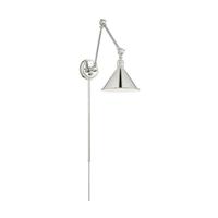 Nuvo Lighting 1 Light 120 volt Polished Nickel Swing Arm Lamp