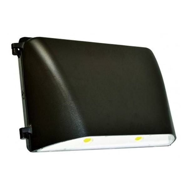 76 watt 120/277 volt 5000K Daylight Bronze LED Wall Pack Light Fixture