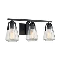Nuvo Lighting 3 Light 120 volt Matte Black Vanity Light Fixture
