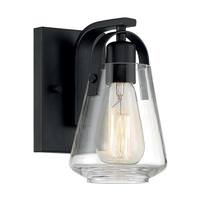 Nuvo Lighting 1 Light 120 volt Matte Black Vanity Light Fixture
