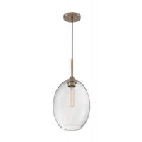 Nuvo Lighting 1 Light 120 volt Burnished Brass Pendant Light Fixture