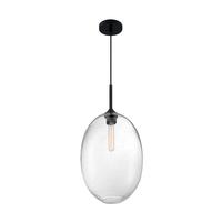 Nuvo Lighting 1 Light 120 volt Matte Black Pendant Light Fixture