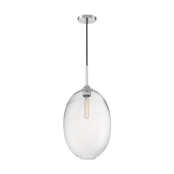 1 Light 120 volt Polished Nickel Pendant Light Fixture