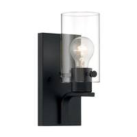 Nuvo Lighting 1 Light 120 volt Matte Black Vanity Light Fixture