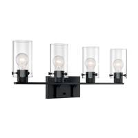 Nuvo Lighting 4 Light 120 volt Matte Black Vanity Light Fixture