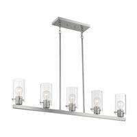 Nuvo Lighting 5 Light 120 volt Brushed Nickel Island Pendant