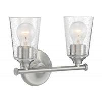 Nuvo Lighting 2 Light 120 volt Brushed Nickel Vanity Light Fixture