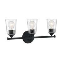 Nuvo Lighting 3 Light 120 volt Matte Black Vanity Light Fixture