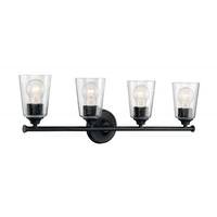 Nuvo Lighting 4 Light 120 volt Matte Black Vanity Light Fixture