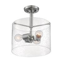 Nuvo Lighting 3 Light 120 volt Brushed Nickel Ceiling Light Fixture