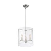 Nuvo Lighting 3 Light 120 volt Brushed Nickel Accents Pendant Light Fixture
