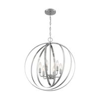 Nuvo Lighting 6 Light 120 volt Brushed Nickel Pendant Light Fixture