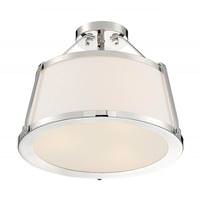 Nuvo Lighting 3 Light 120 volt Polished Nickel Ceiling Light Fixture
