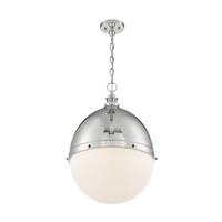 Nuvo Lighting 1 Light 120 volt Polished Nickel Pendant Light Fixture