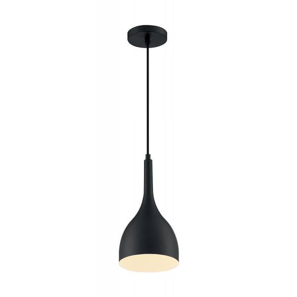 1 Light 120 volt Matte Black Pendant Light Fixture