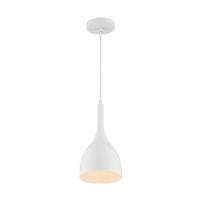 Nuvo Lighting 1 Light 120 volt Matte White Pendant Light Fixture