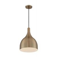 Nuvo Lighting 1 Light 120 volt Burnished Brass Pendant Light Fixture