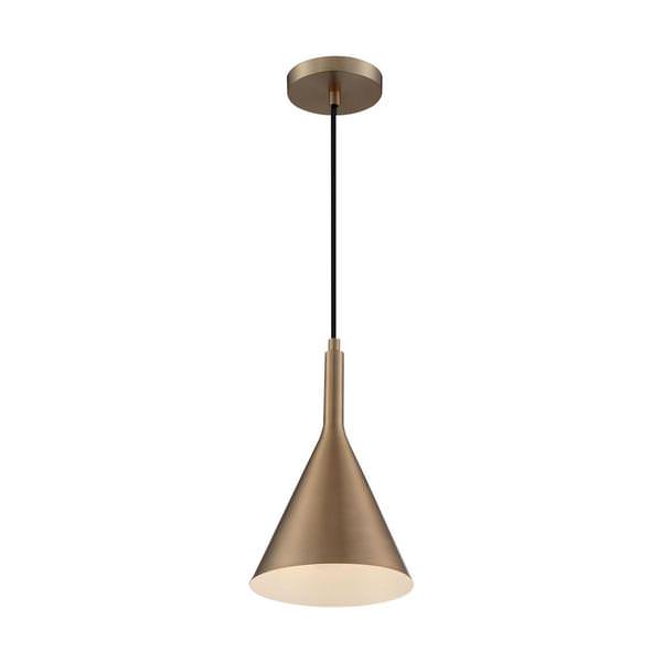1 Light 120 volt Burnished Brass Pendant Light Fixture