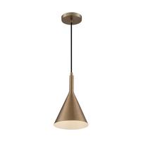 Nuvo Lighting 1 Light 120 volt Burnished Brass Pendant Light Fixture