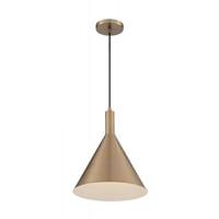 Nuvo Lighting 1 Light 120 volt Burnished Brass Pendant Light Fixture