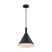 Nuvo Lighting 1 Light 120 volt Matte Black Pendant Light Fixture