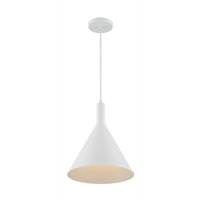 Nuvo Lighting 1 Light 120 volt Matte White Pendant Light Fixture
