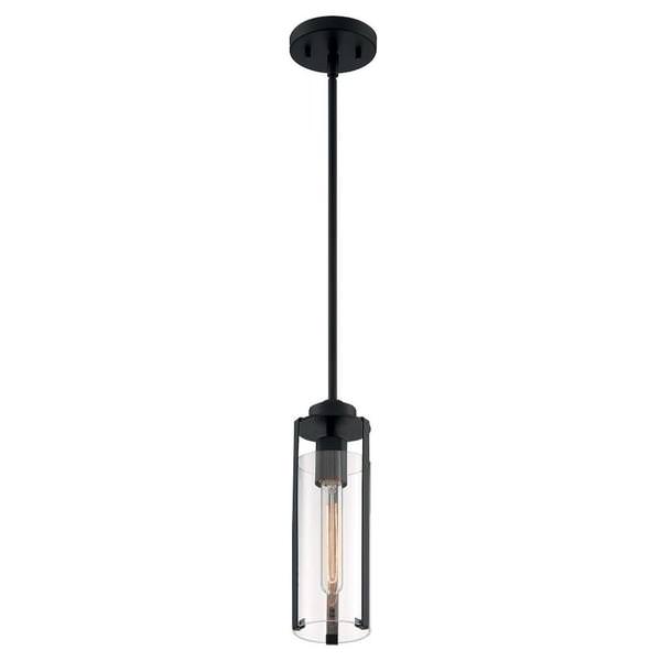 1 Light 120 volt Matte Black Indoor Mini Pendant Light Fixture
