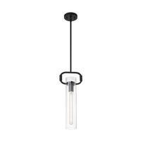 Nuvo Lighting 1 Light 120 volt Matte Black Pendant Light Fixture