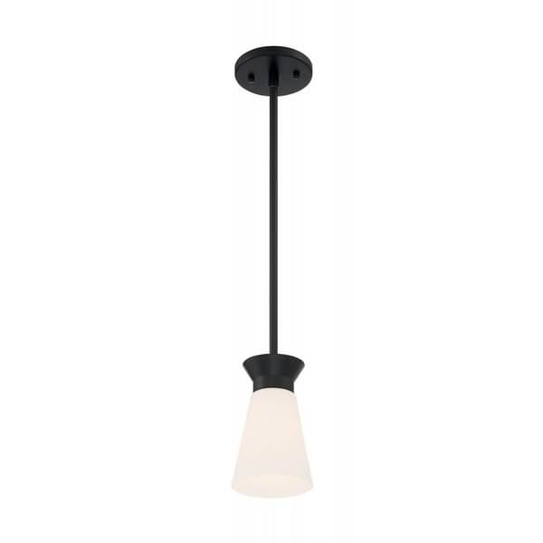1 Light 120 volt Black Indoor Mini Pendant Light Fixture
