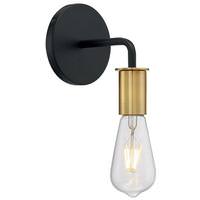 Nuvo Lighting 1 Light 120 volt Black Indoor Wall Sconce