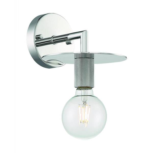1 Light 120 volt Polished Nickel Indoor Wall Sconce