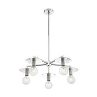 Nuvo Lighting 5 Light 120 volt Polished Nickel Chandelier
