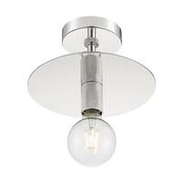 Nuvo Lighting 1 Light 120 volt Polished Nickel Ceiling Light