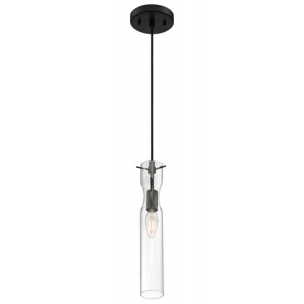 1 Light 120 volt Black Indoor Mini Pendant Light Fixture