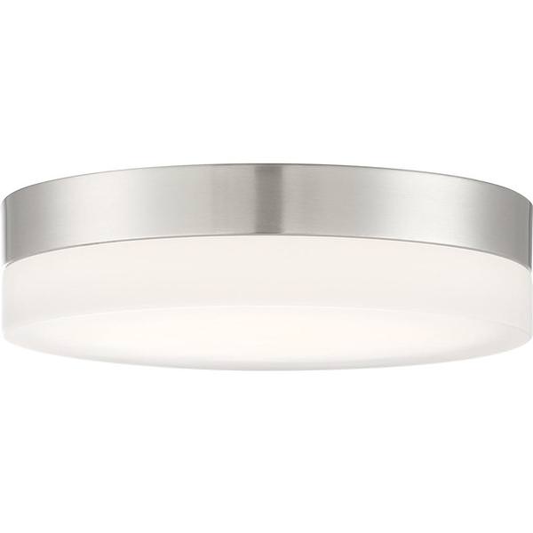 14" 25 watt 120/277 volt 3000K Dimmable Brushed Nickel LED Ceiling Light