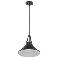 Nuvo Lighting 1 Light Black Metal Zelda Pendant Light Fixture