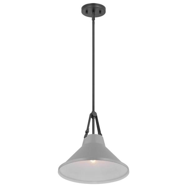 1 Light Black/Gray Metal Zelda Pendant Light Fixture