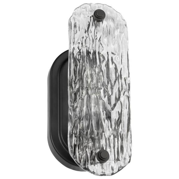 1 Light Matte Black Vanity Light Fixture
