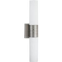 Nuvo Lighting 2 Light 24 watt 120 volt 3000K Brushed Nickel Dimmable LED Wall Light