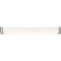 View 25" 26 watt 120 volt 3000K Dimmable Matte Black Finish White Acrylic Lens LED Vanity