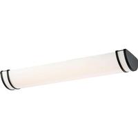 View 50" 52 watt 120 volt 3000K Natural White Matte Black White Acrylic Lens Flush Mount