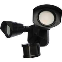 Nuvo Lighting 20 watt 100/277 volt 3000K Natural White Black Non-Dimmable LED Security Light with Motion Sensor