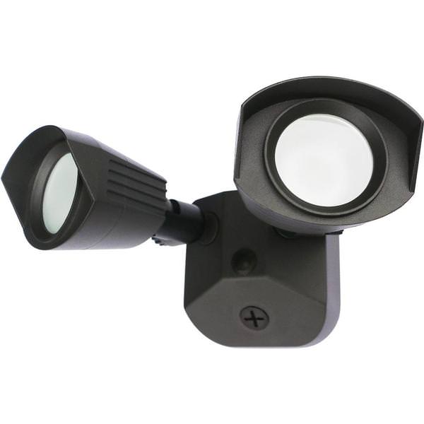 20 watt 100/277 volt 4000K Cool White Bronze Non-Dimmable LED Security Light