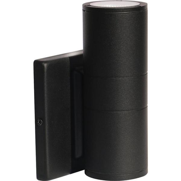 1 Light 10 watt 120/277 volt 3000K Black Non-Dimmable LED Sconce