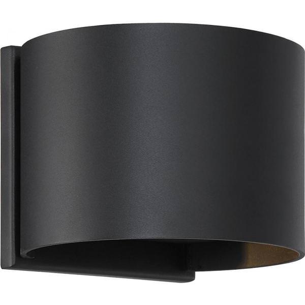 5 watt 120 volt 3000K Natural White Black Dimmable LED Wall Sconce