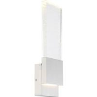 Nuvo Lighting 13 watt 120 volt 3000K Dimmable Polished Nickel Finish with Seeded Glass Shade LED Wall Sconce