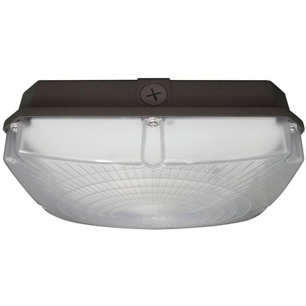 10" 40 watt 100/277 volt 5000K Daylight Bronze LED Dimmable Canopy