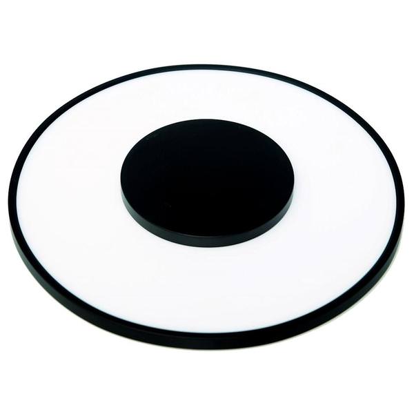 13" 26 watt 120/277 volt 3000K Natural White Black LED Ceiling Light