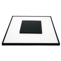 View 13" 26 watt 120/277 volt 3000K Natural White Black LED Ceiling Light